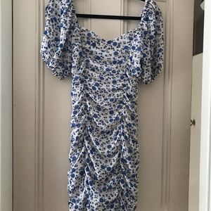 All in Favor Sasha Ruched Mini Dress